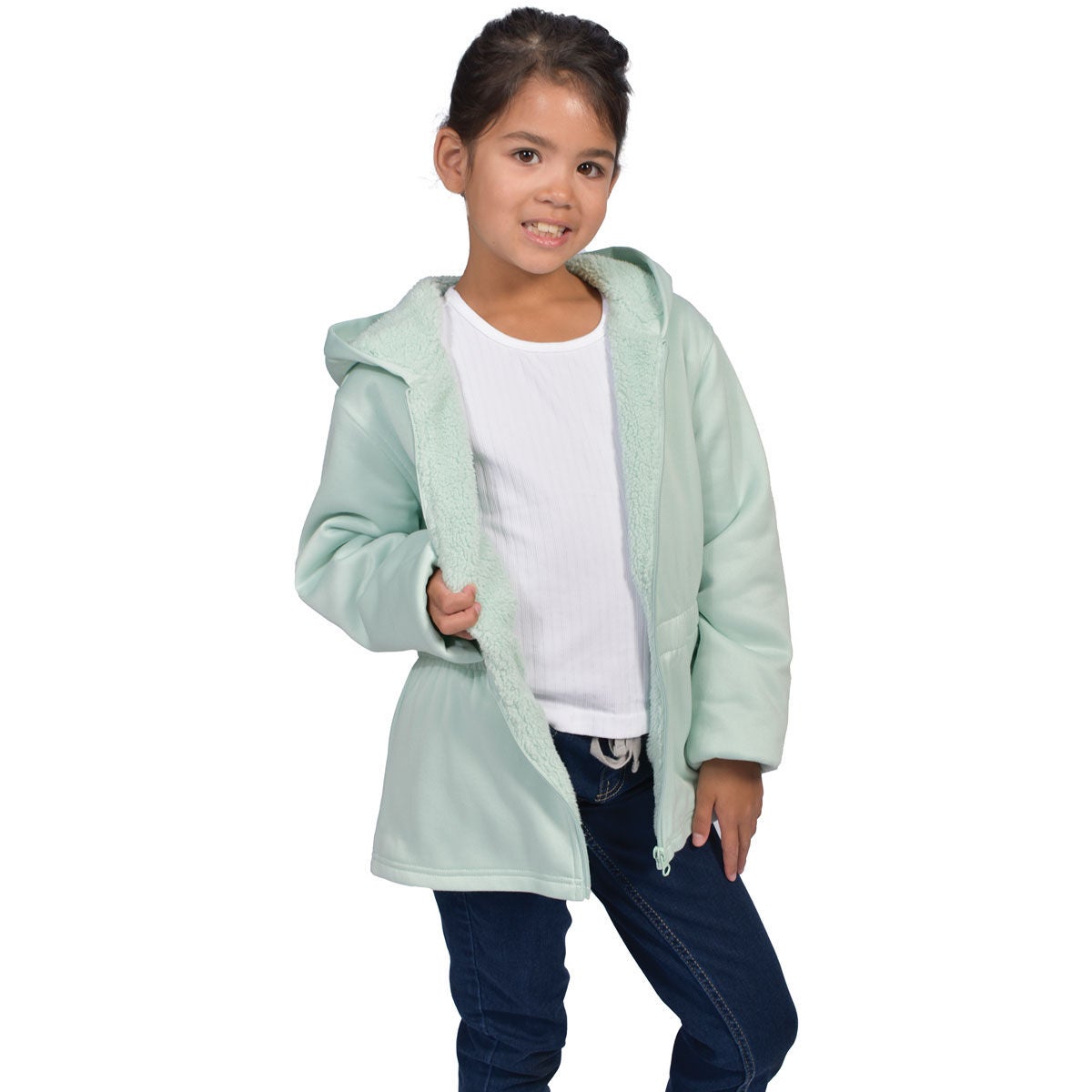 Canyon Creek Girl's Sherpa Cinched Jacket