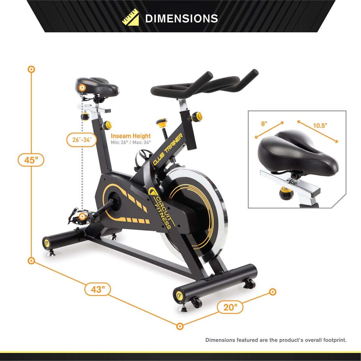 Circuit Fitness Deluxe Club Revolution Cycle