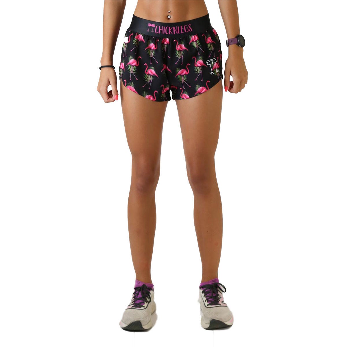 Chickn Legs Women's 1.5" Shorts Flamingo