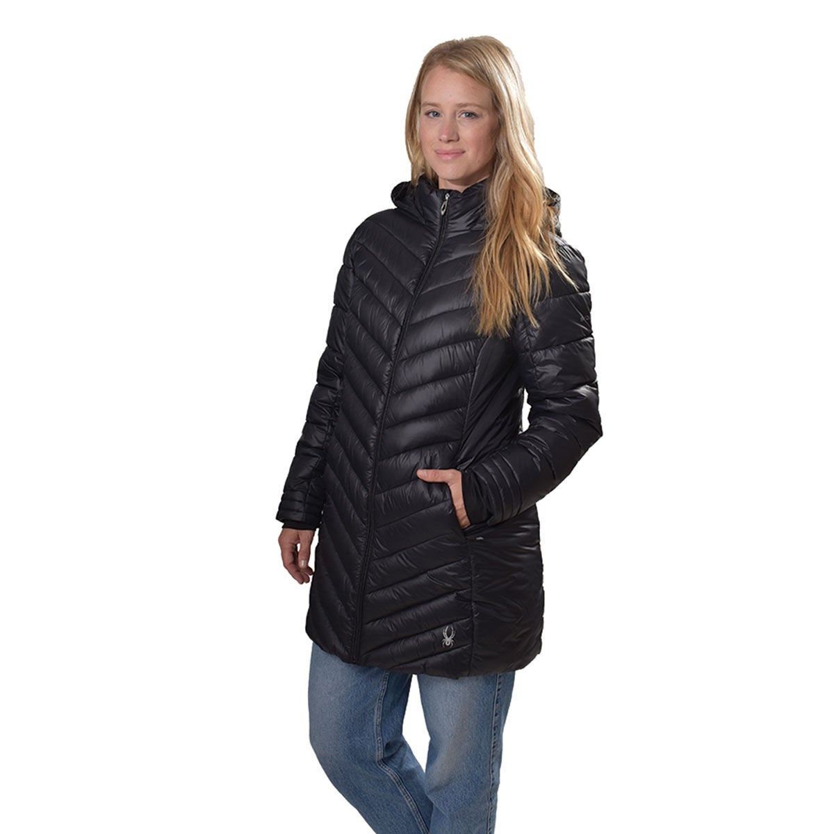 Spyder Women's Boundless Long Puffer Jacket - Main Image