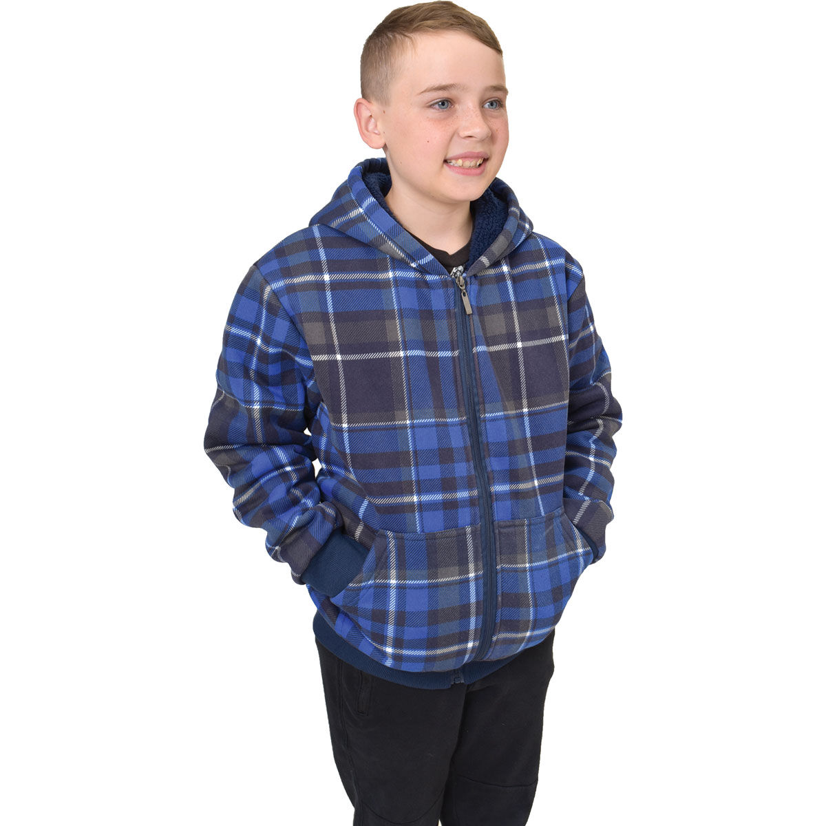 Big Ball Sports Boys' Sherpa Lined Jacket