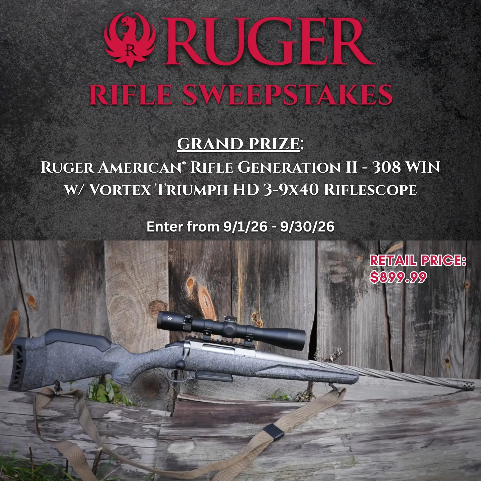 Ruger Sweepstakes 090126 Web Landing Page 1920x1920
