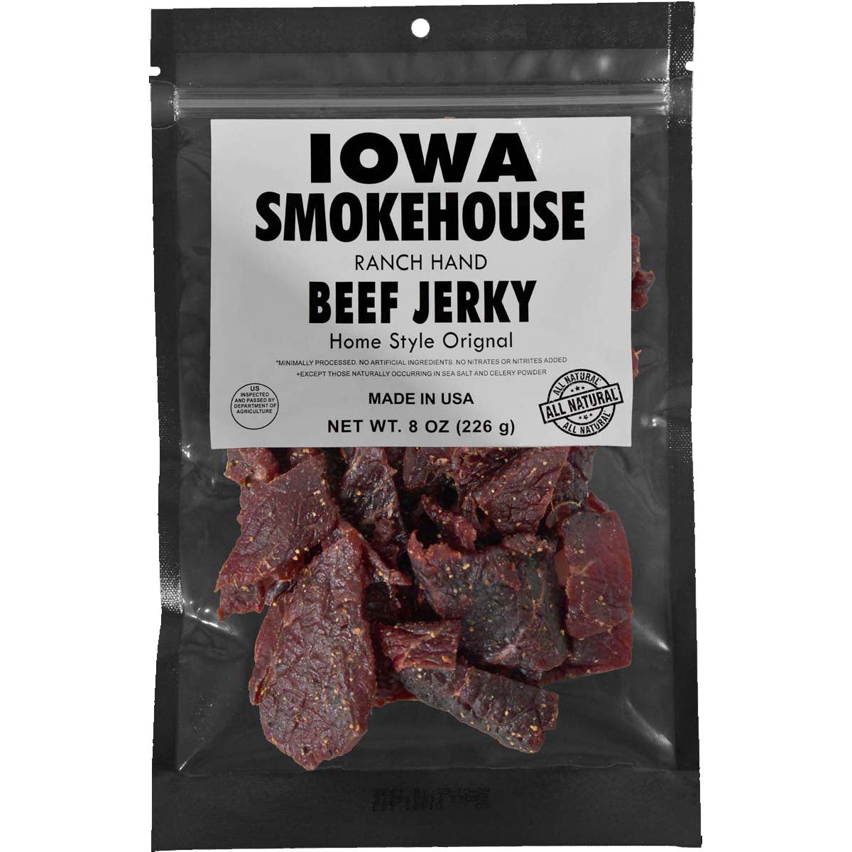 Iowa Smokehouse 8oz Organic Ranch Jerky
