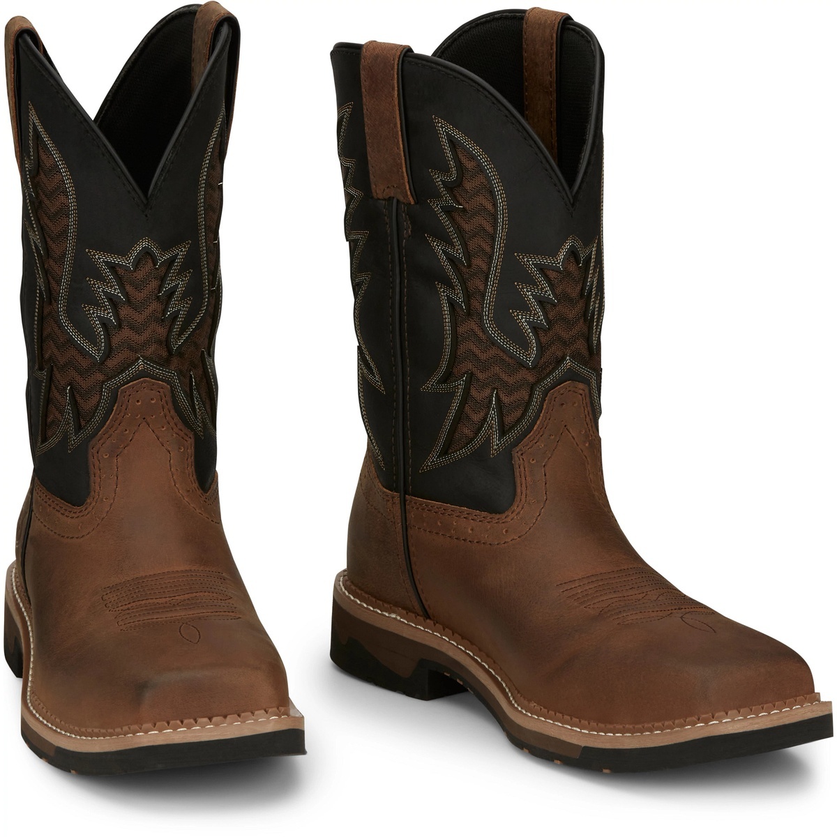Justin Men's Bolt 11" Square Toe Work Boot
