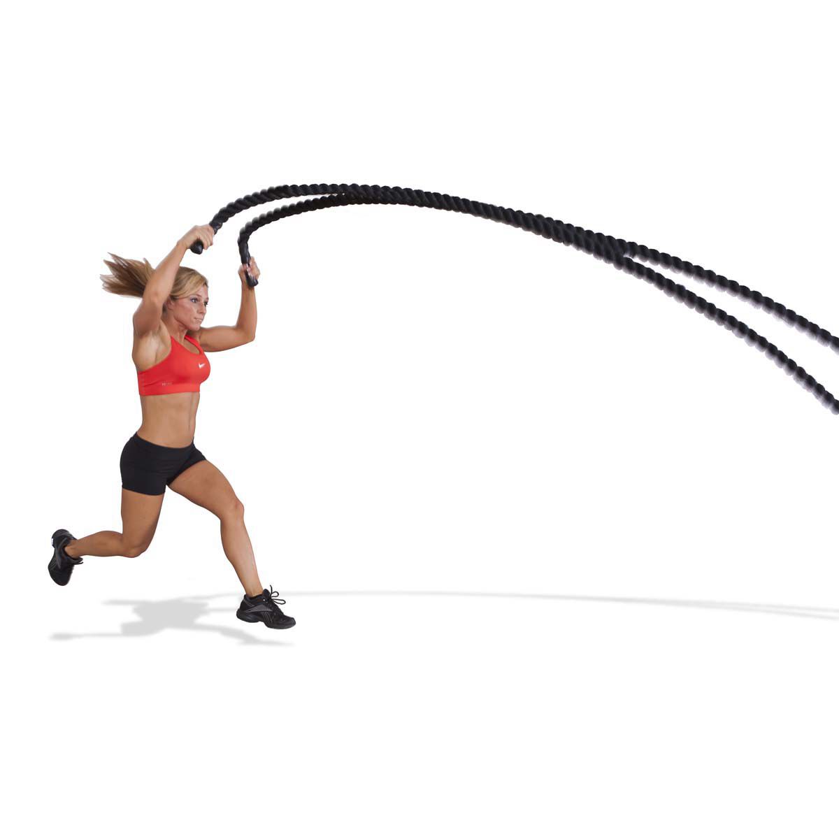 Go Fit 40' Combat Rope with Manual - 1.5" Thick with Molded Handles