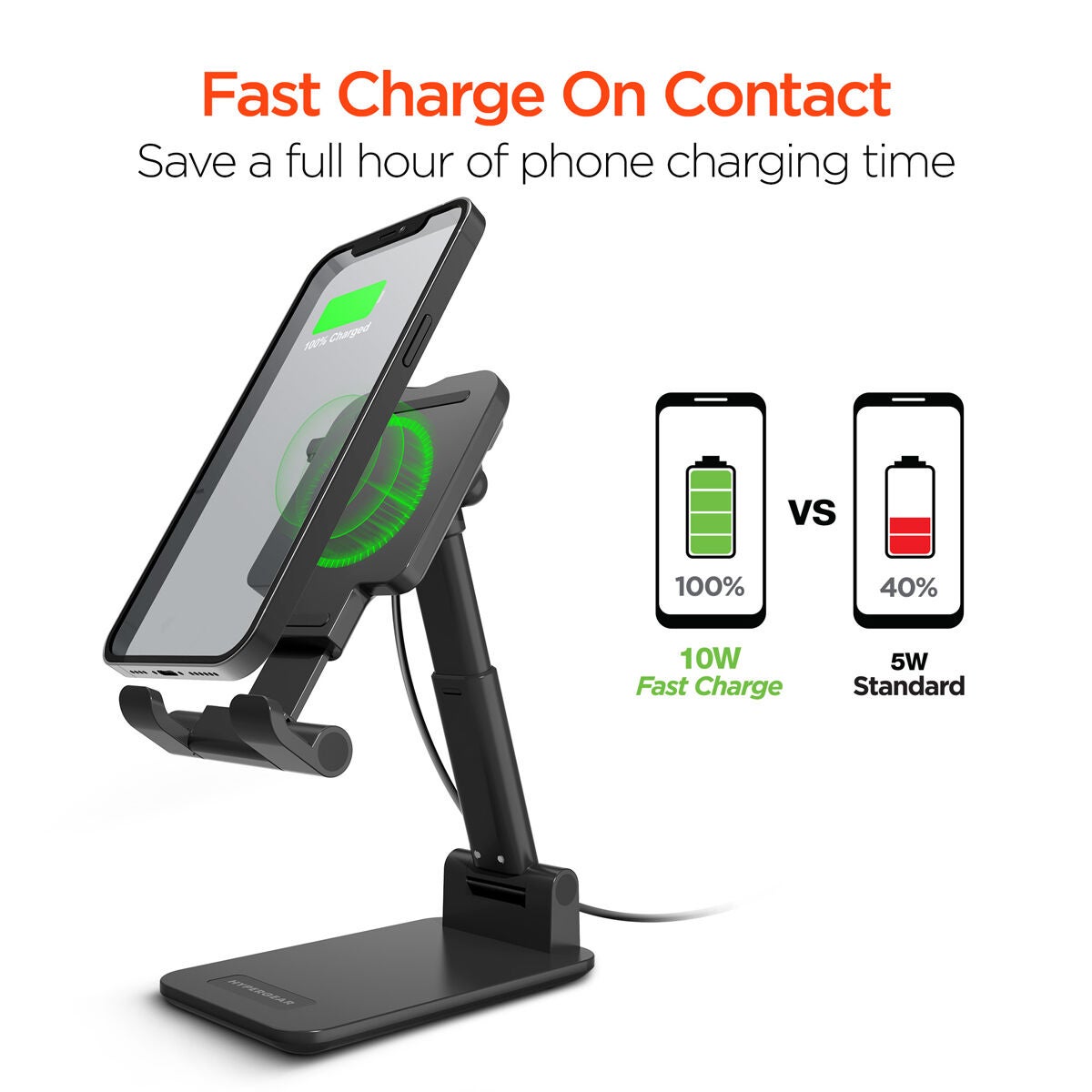 Hypergear Power Fold 10W Wireless Charging Stand