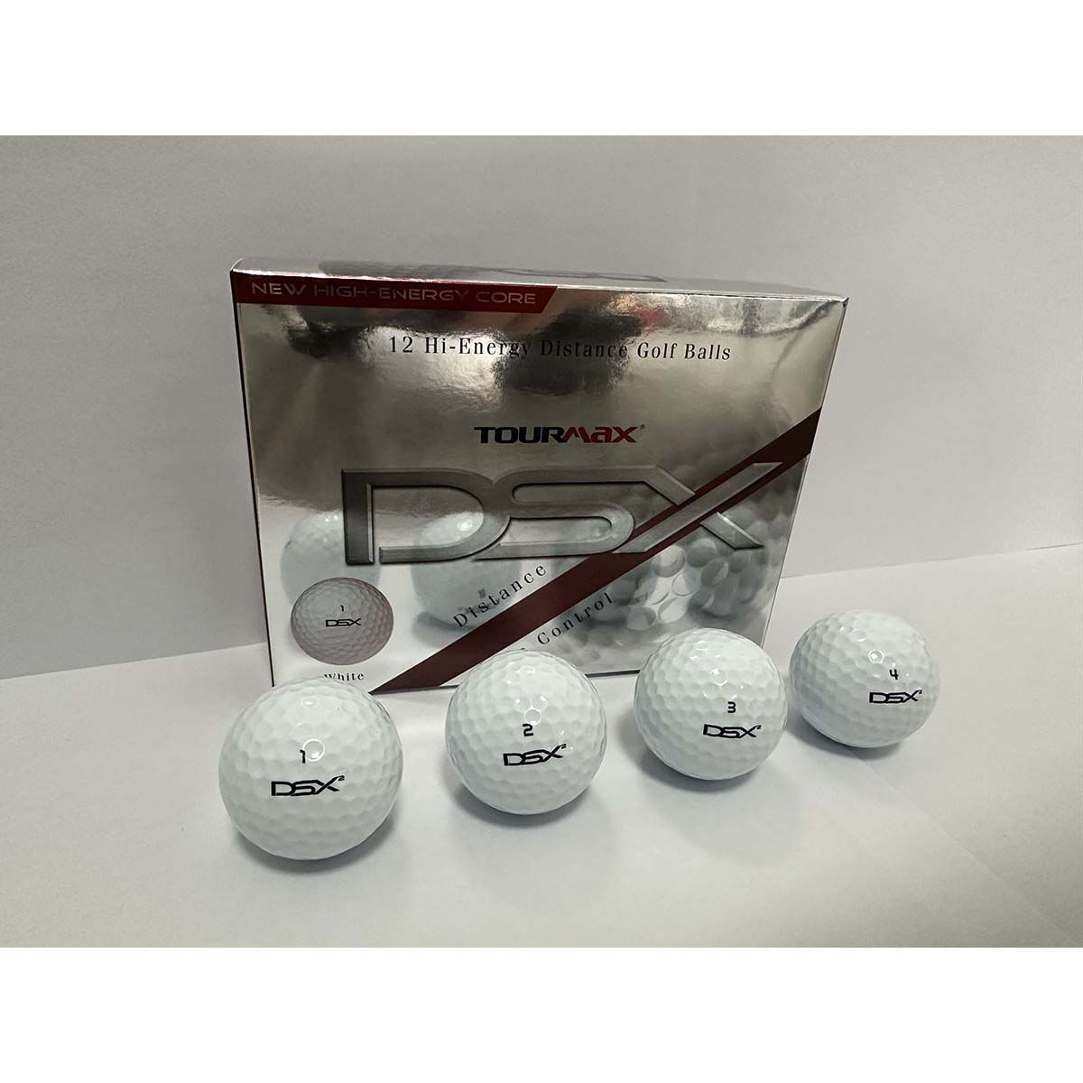 TourMax DSX2 White Dozen Golf Balls