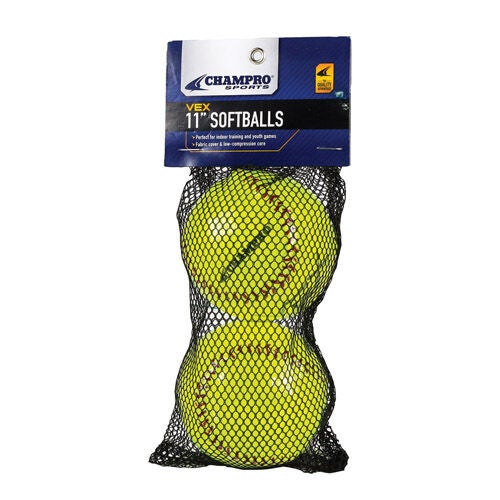 Champro 2pk Vex Practice Softballs