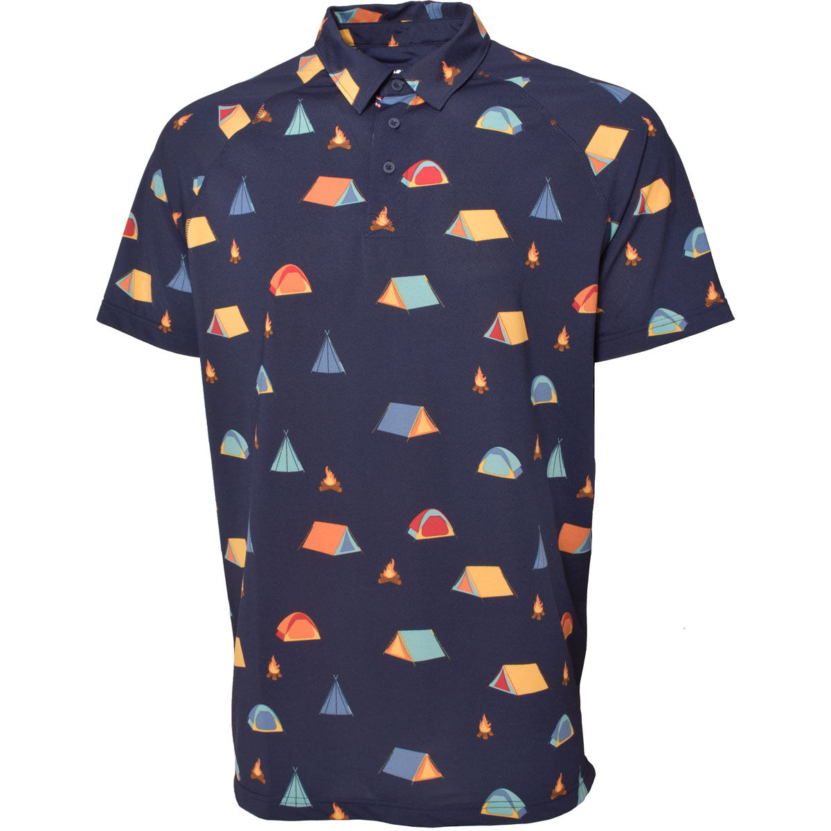 Aeroline Men's Print Polo