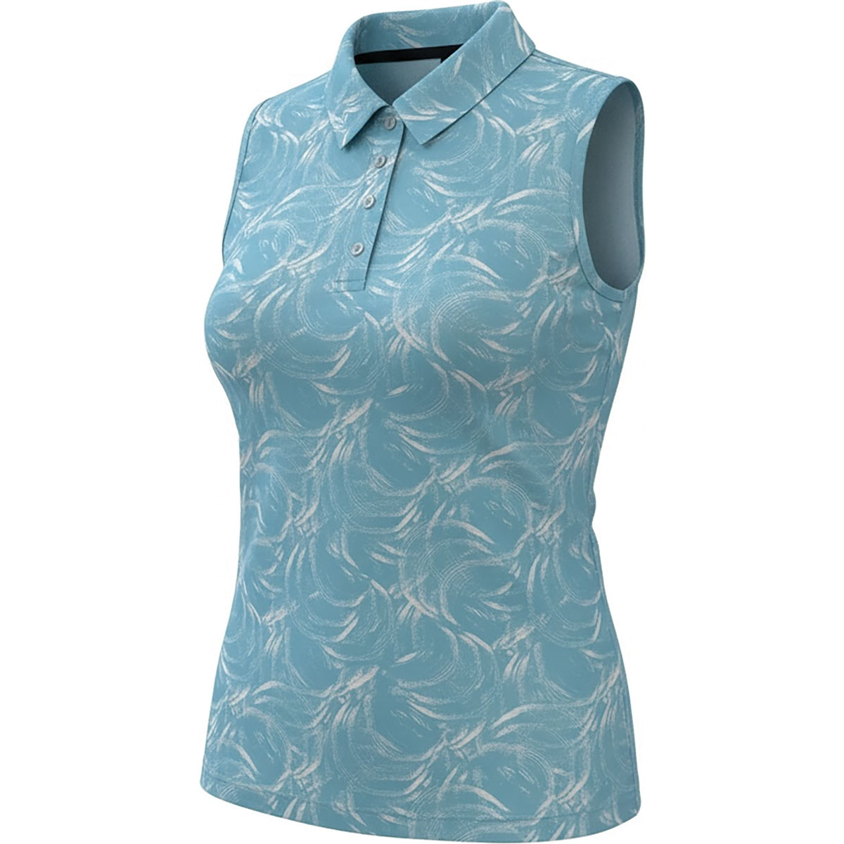 Vibes Womens Aquarelle Sleeveless Polo