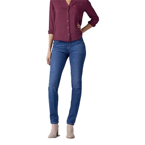 Lee Women's Sculpting Slim Leg Pull-On Jeans