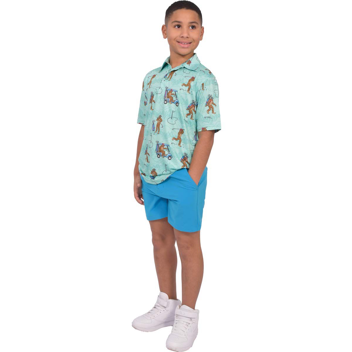 Aeroline Boys' Golfing Bigfoot Polo