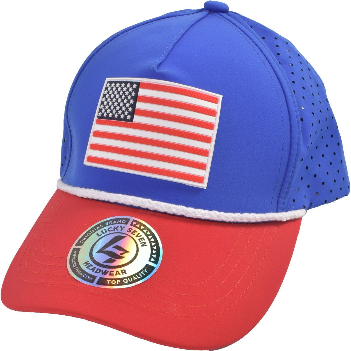 Lucky 7 Men's USA Patch Hat