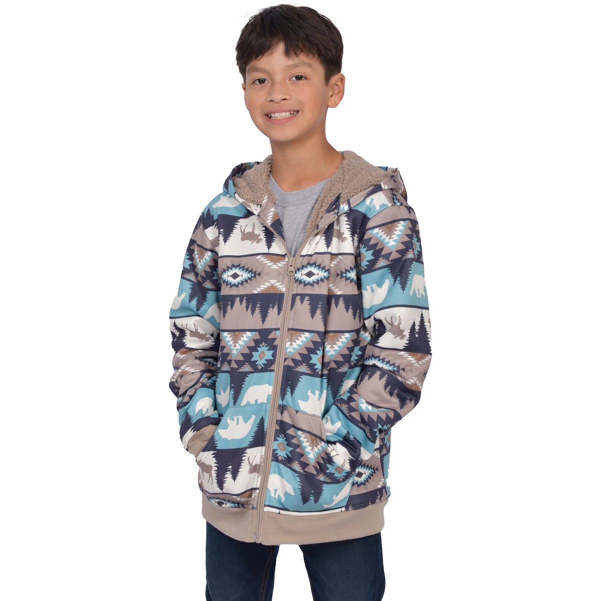 Canyon Creek Boy's Sherpa Lined Jacket