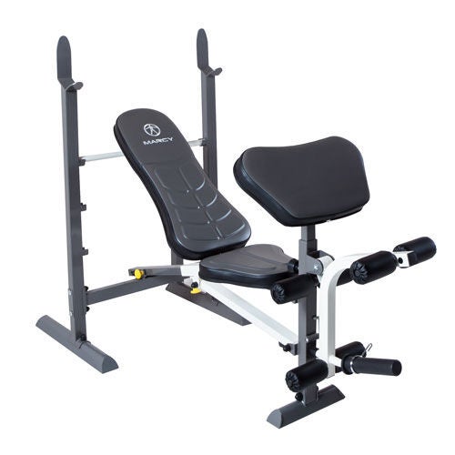 Marcy Olympic Weight Bench with Squat Rack and Leg Developer