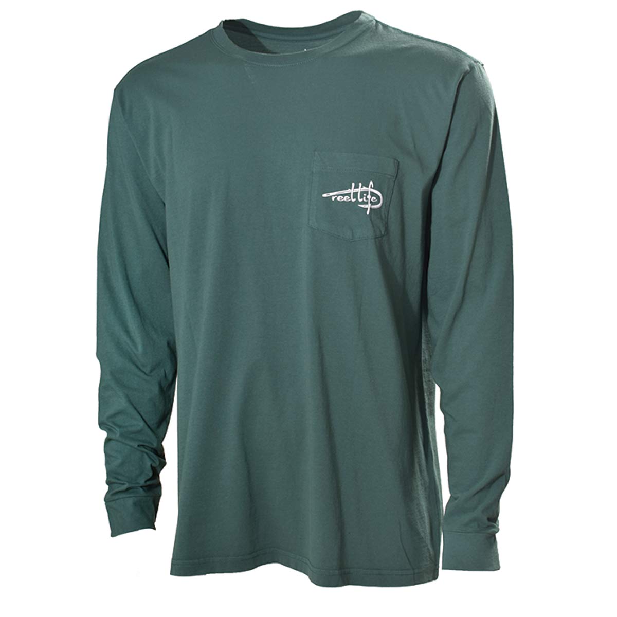 Reel Life Men's Fishing Long Sleeve Cotton Tee