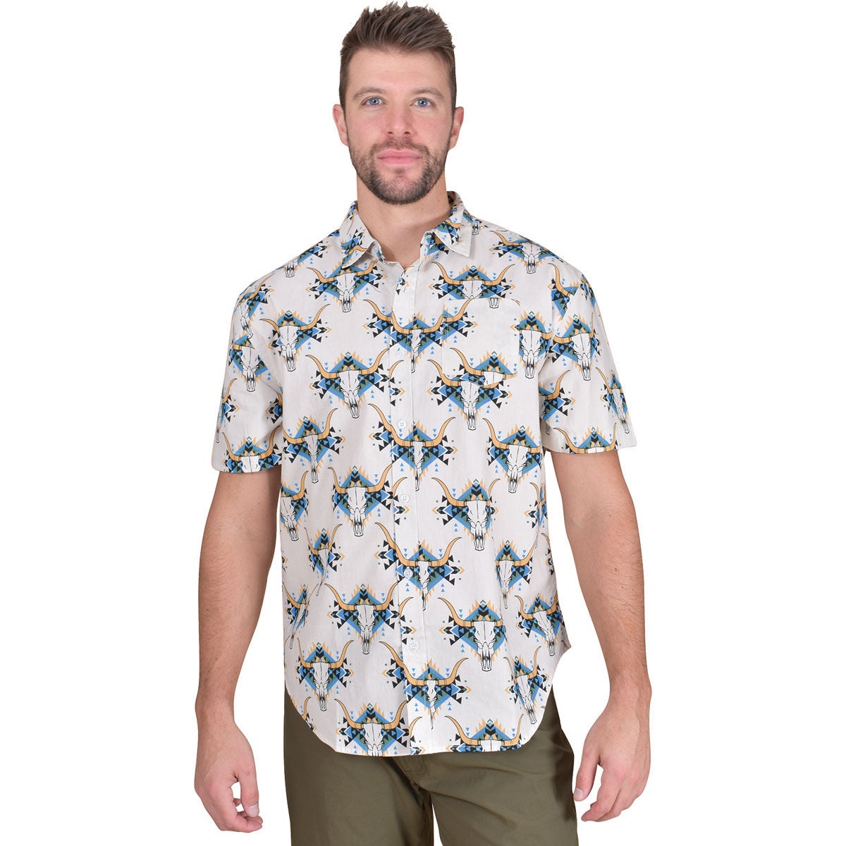 Canyon Creek Men's Short Sleeve Woven Top