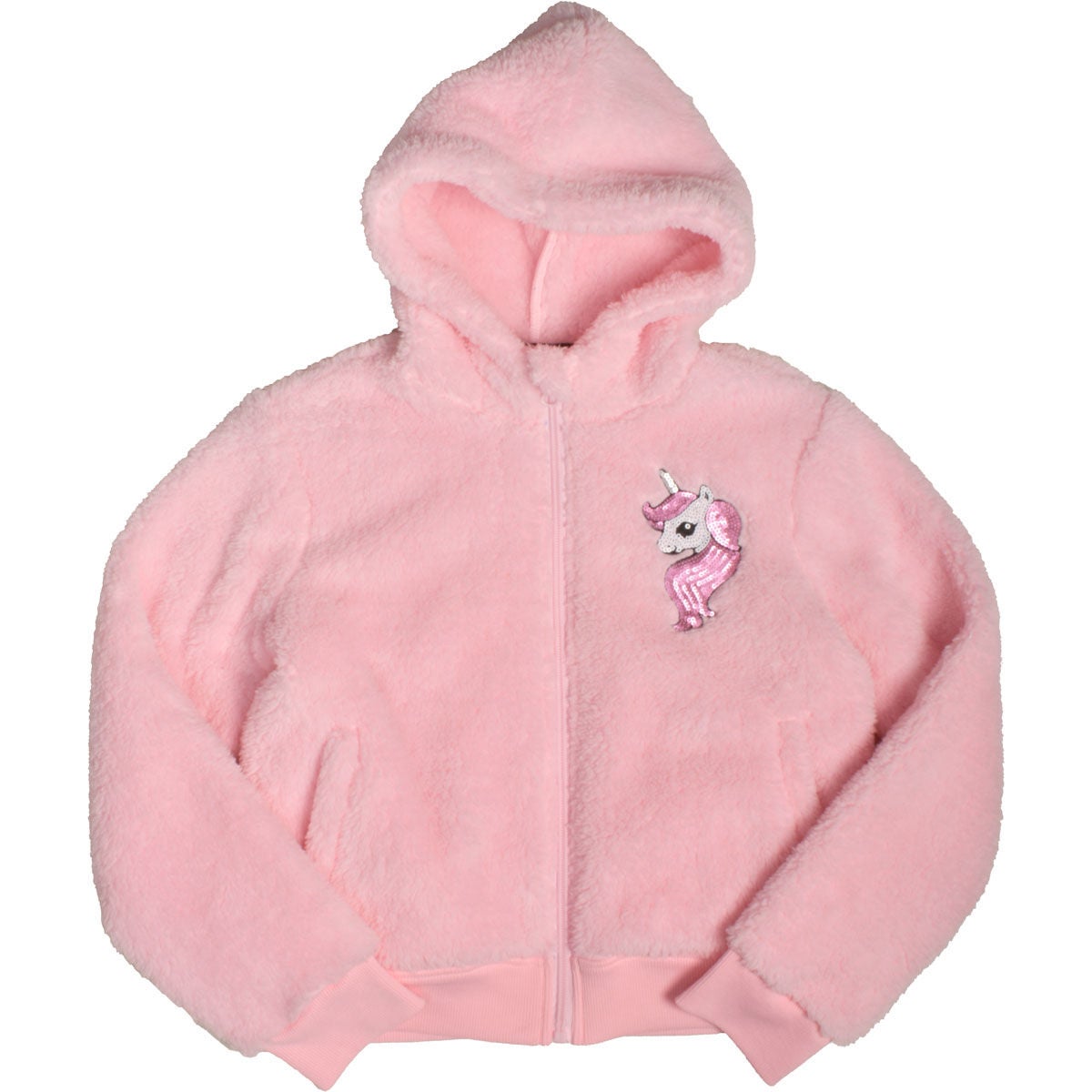 Canyon Creek Girl's Sherpa with Unicorn Decal