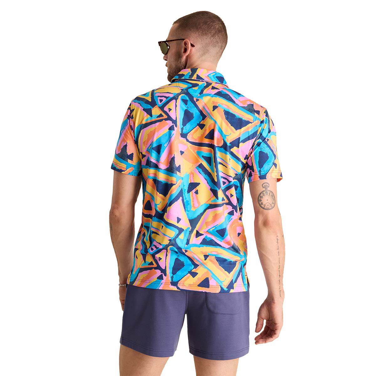 Chubbies Men's Exploding Nacho Performance Polo - Orange