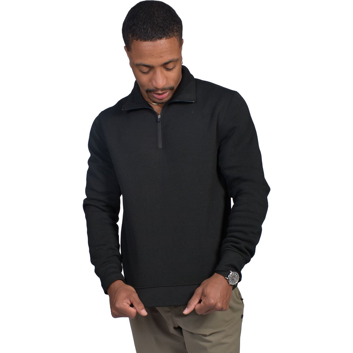 Leg3nd Men's 1/4 Zip Fleece Top