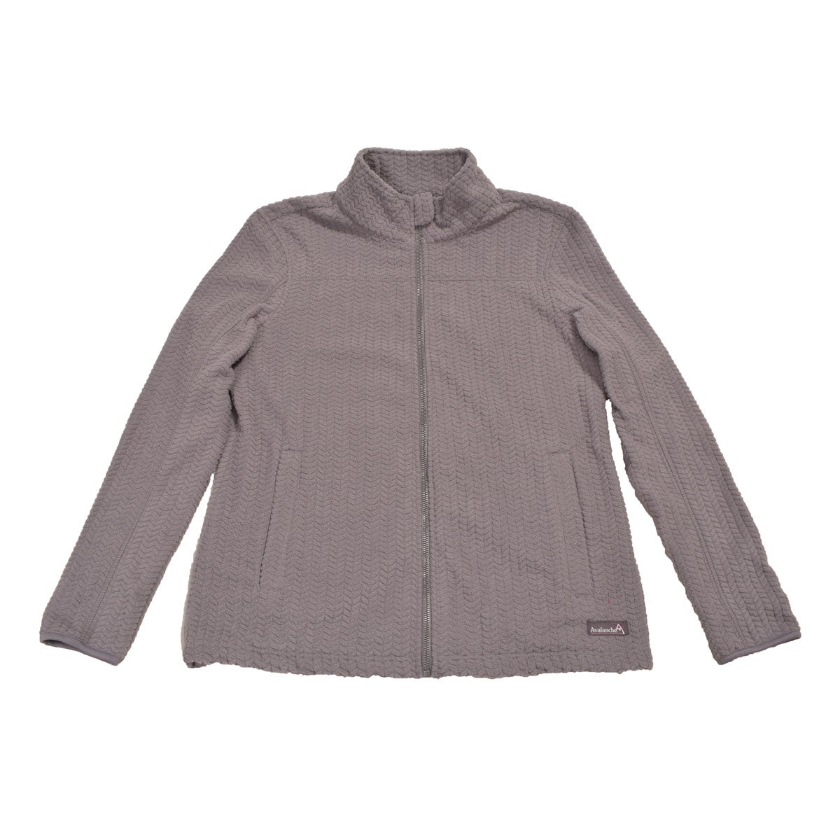 Avalanche Women's Cable Fleece Full Zip Sherpa Jacket