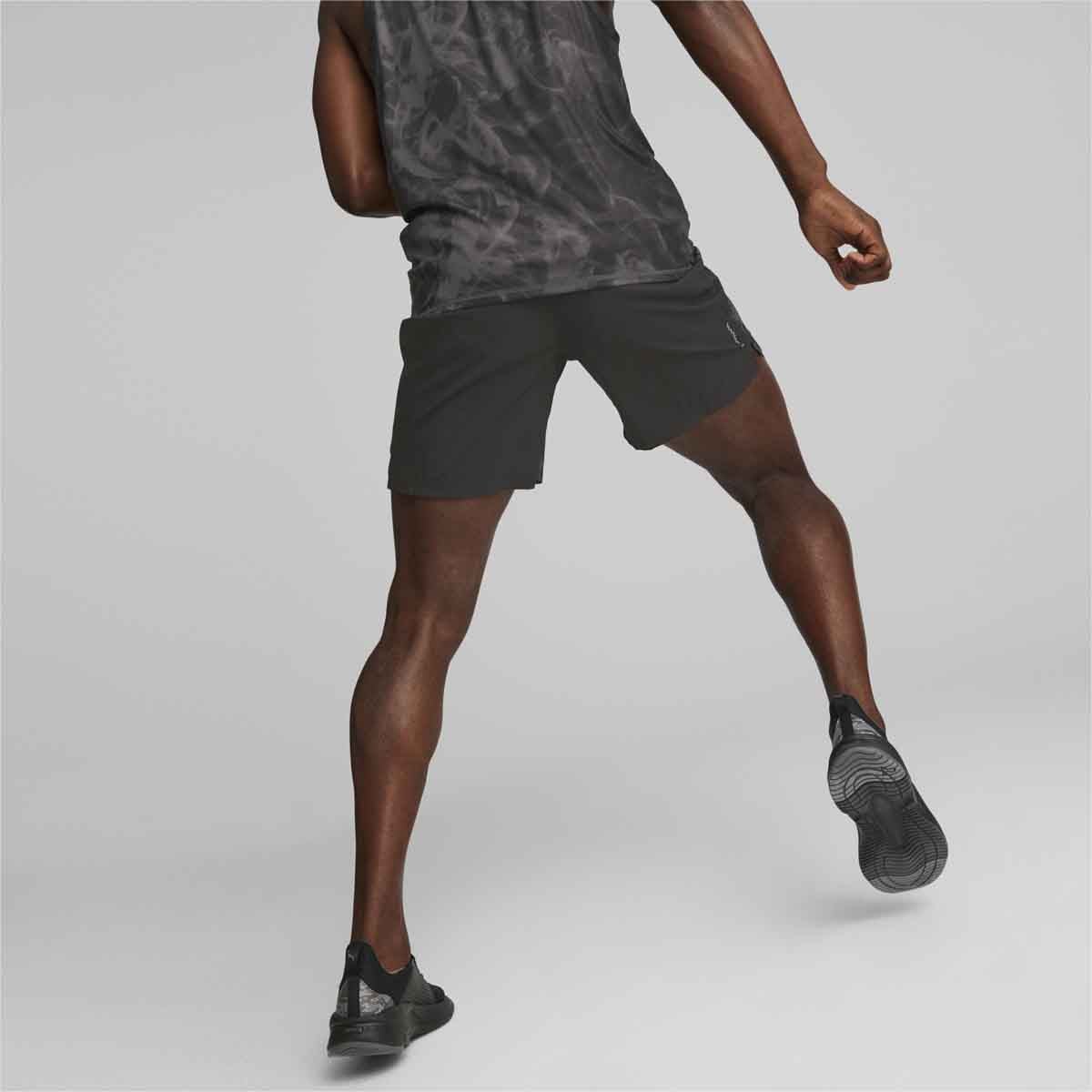 Puma Men's Run Favorite Woven AOP Session 7  Shorts