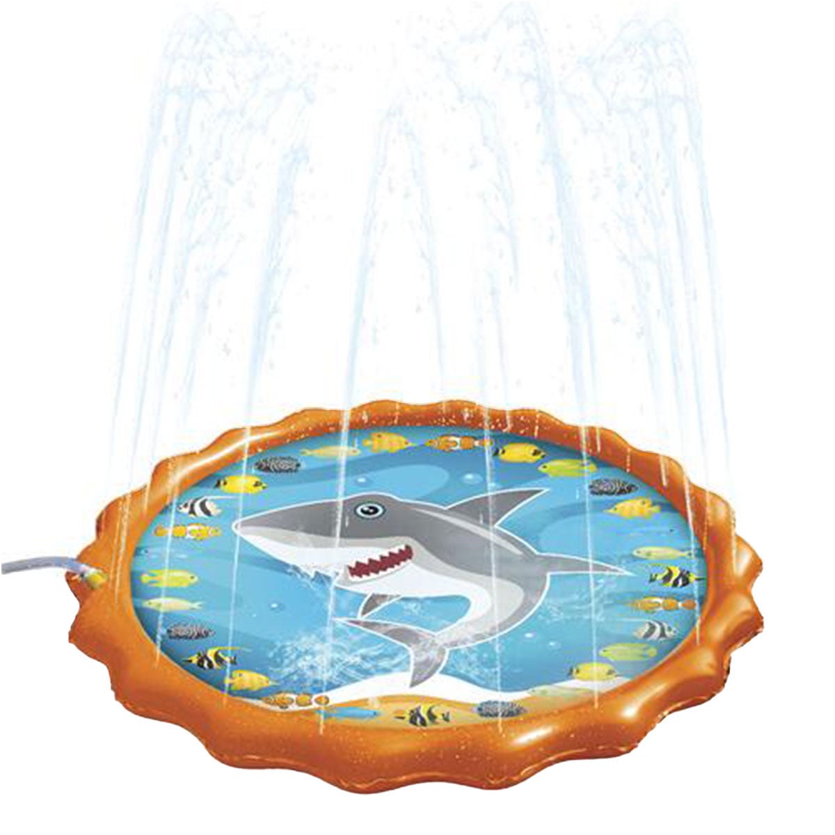 Splash Buddies Shark Sprinkler Spray Mat- 60 Inch