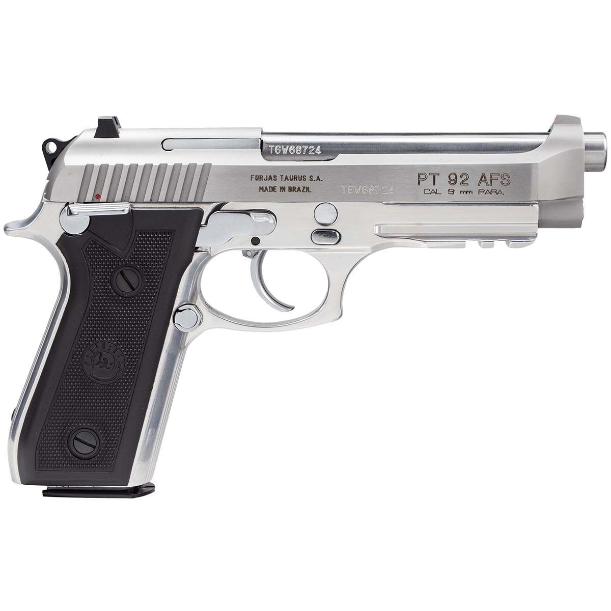 Taurus 92 9MM FS RAIL 2X17 SS Pistol