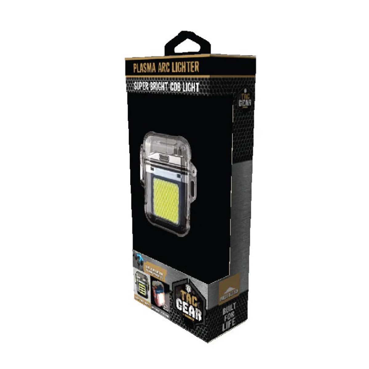 Novelty Inc TAC Gear Plasma Arc Lighter with Super Bright COB Light