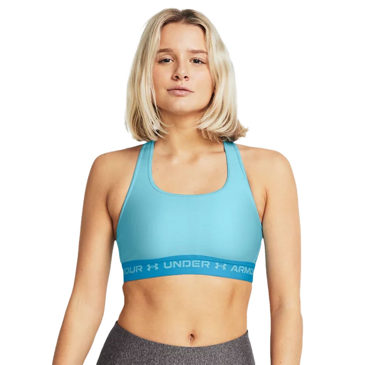Under Armour Women's Mid Crossback Sports Bra