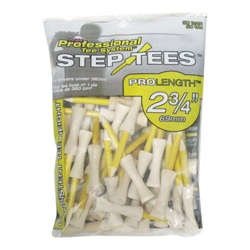 Pride Sports 2 3/4" Step Golf Tees - 50 Packs