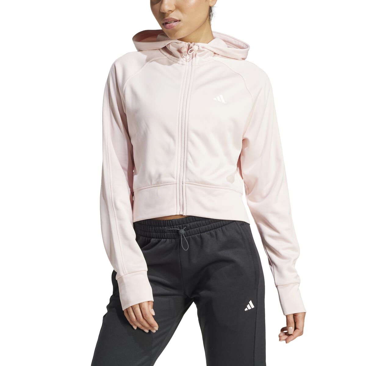 adidas Women's Game & Go Fullzip Crop Hood