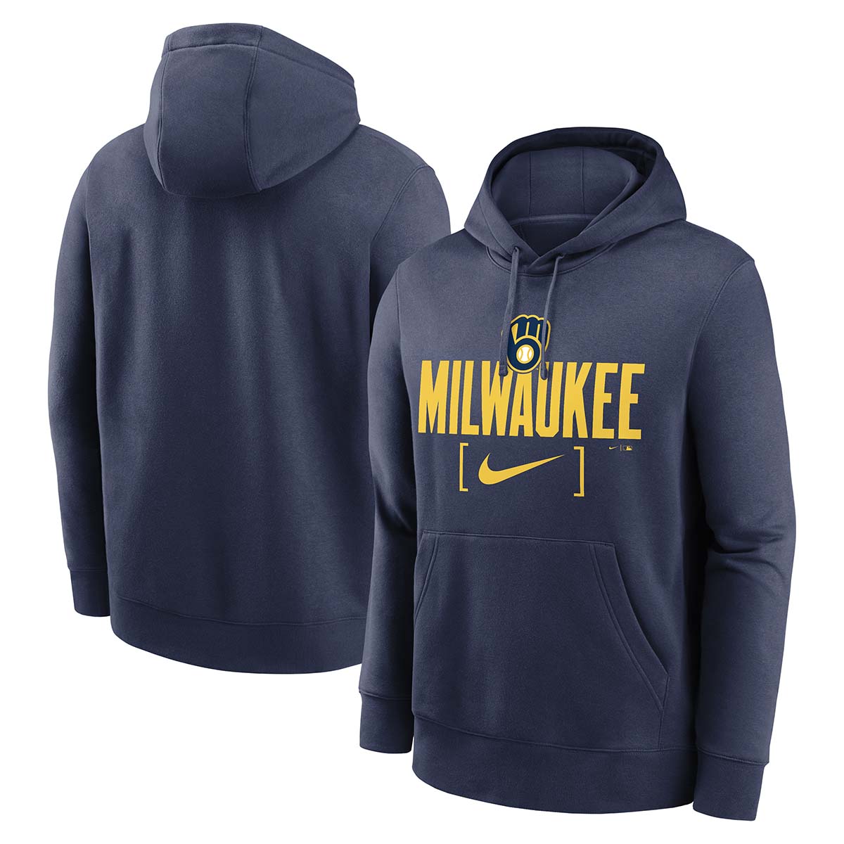 Nike Milwaukee Brewers Club Slacker Hoodie