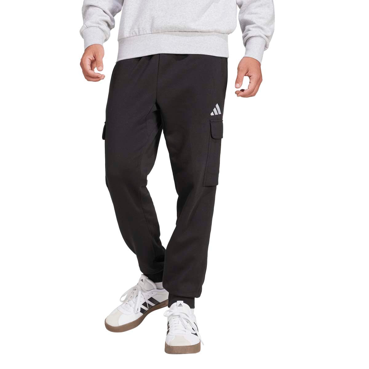 adidas Men's Essentials Feelcozy Fleece Cargo Joggers