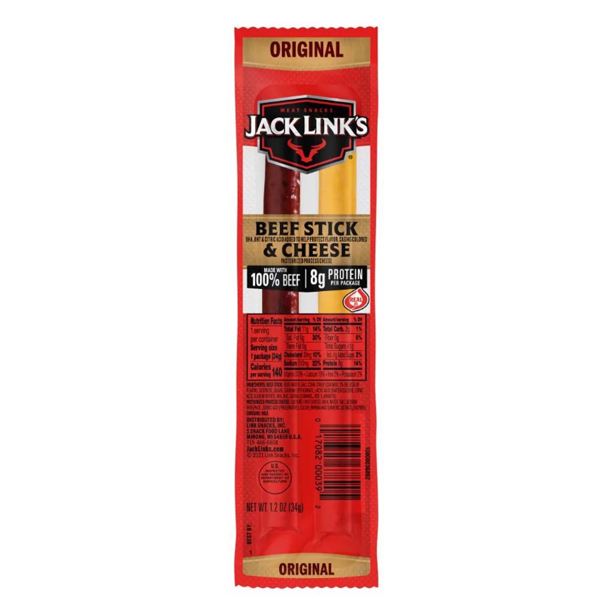 Jack Link's 1.2oz Organic Beef and Cheese Combo