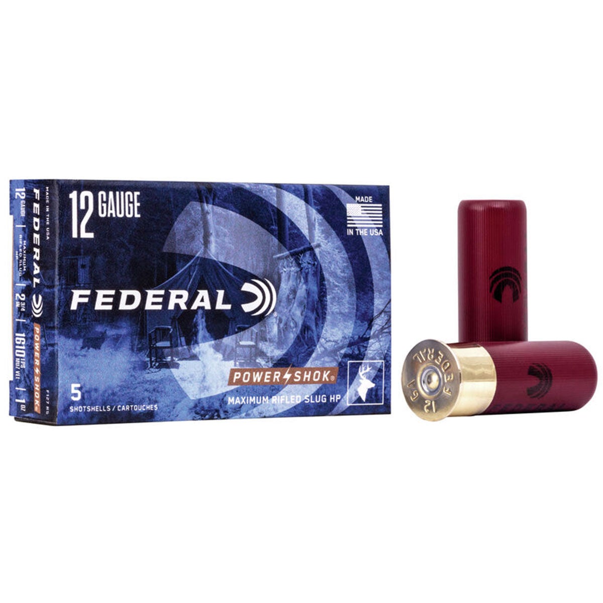 Federal 15 Pack Rifled Slug 12 Gauge