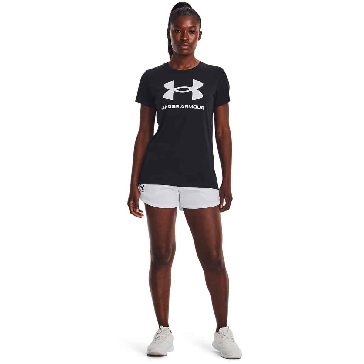 Under Armour Women's Sportstyle Logo Short Sleeve Crew Neck Tee