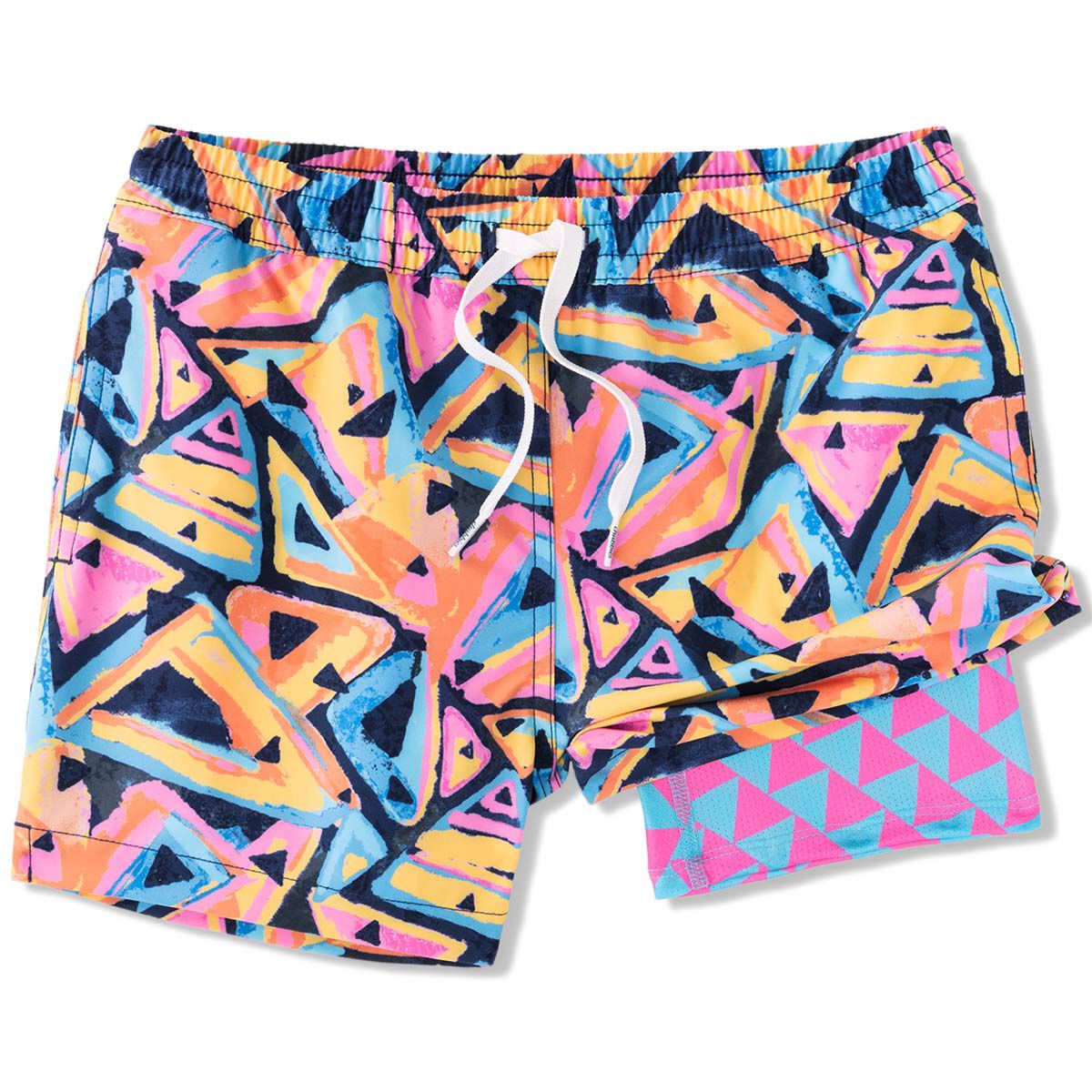 Chubbies Boys' Exploding Nachos Lined Classic Swim Trunk- Shorter