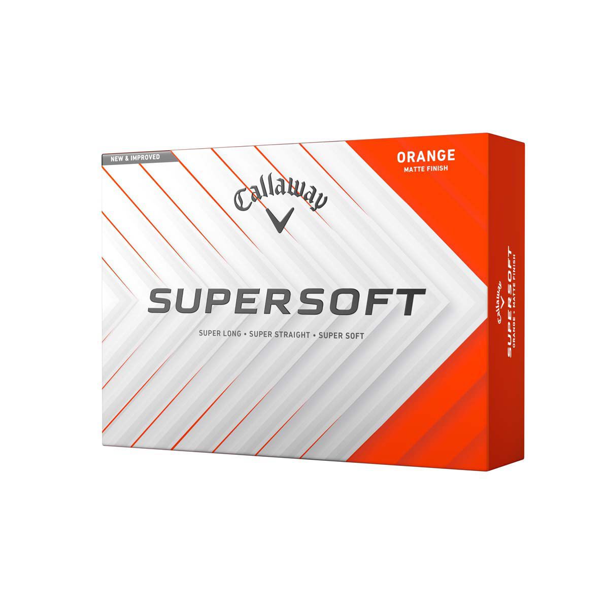 Callaway Golf 2025 Orange Supersoft 12 Pack Golf Balls