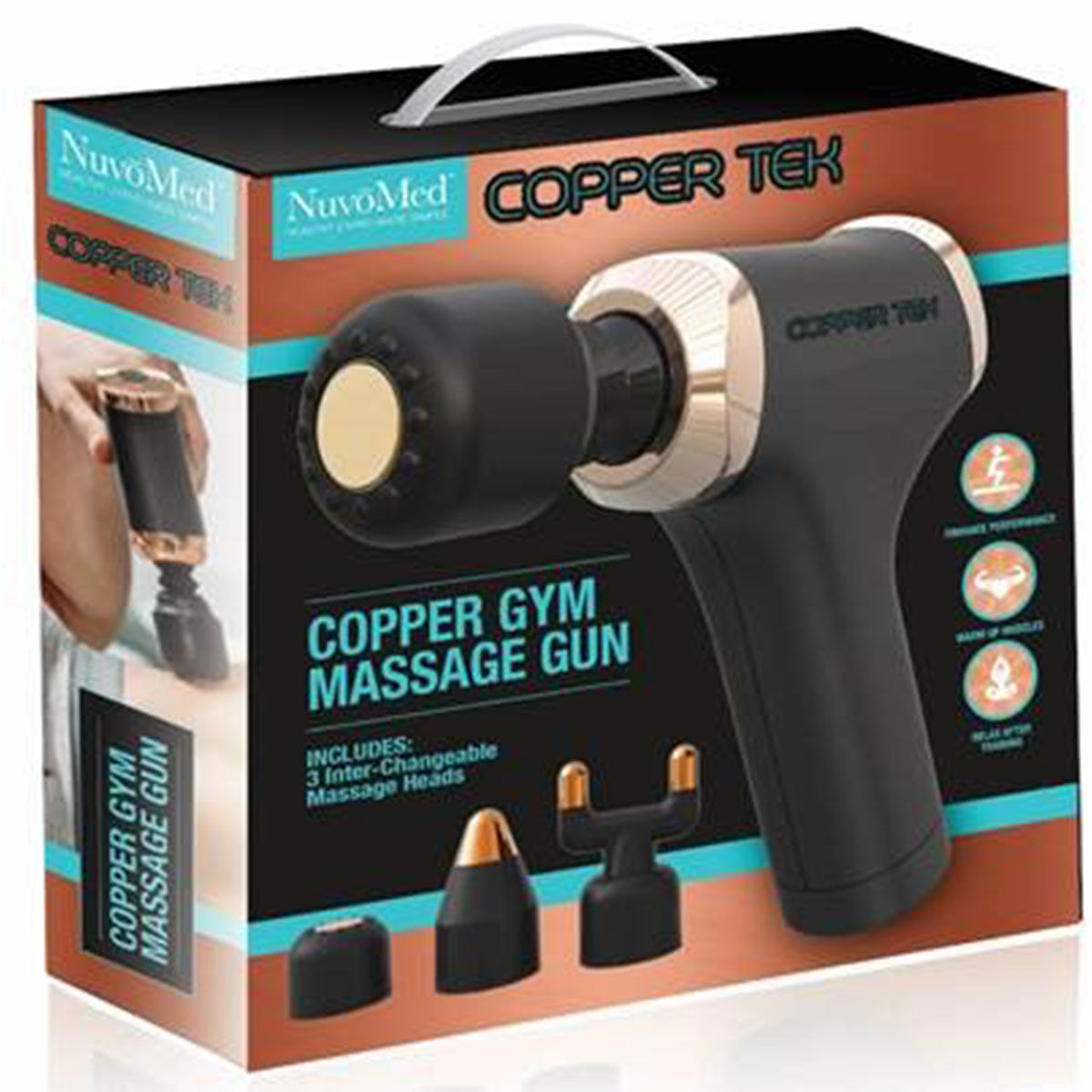 Nuvomed Copper Gym Massage Gun Nuvomed Copper Gym Massage Gun
