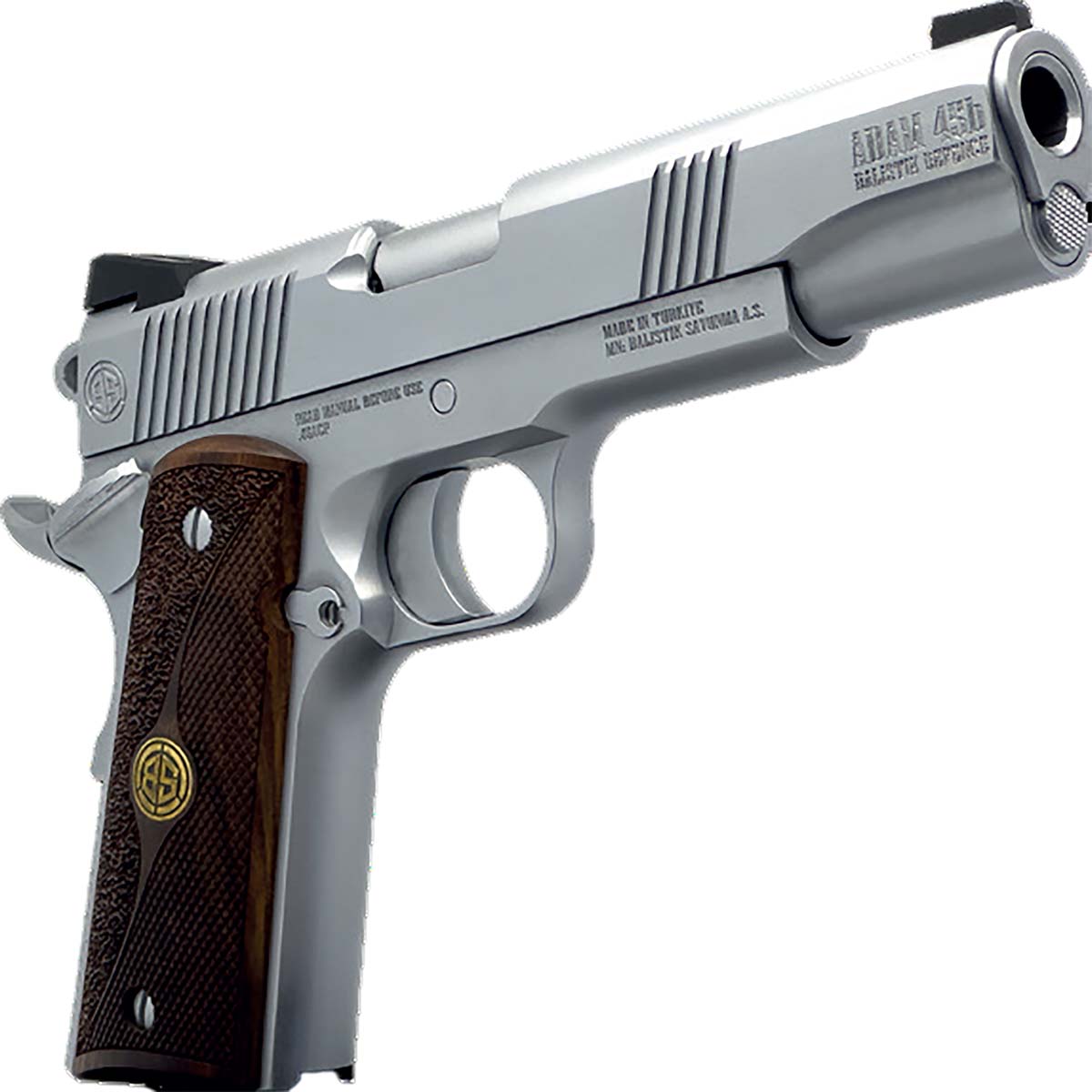 Breda/dickinson 1911 Adam B Full Size Frame SAO 45 ACP 7+1 5" Pistol