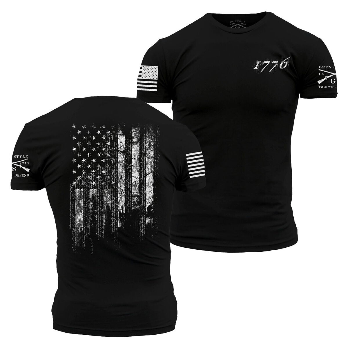 Grunt Style Men's 1776 Flag Tee