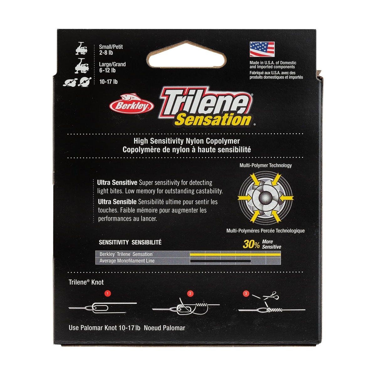 berkley copolymer fishing line Trilene Sensation | 6 lb this line offers increased abrasion resistance and tensile strength Berkley Forward Braid | Braided