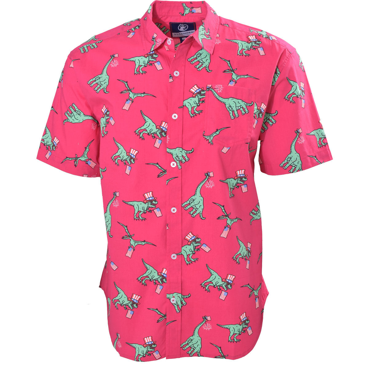 Staghorn Outfit Men's Short Sleeve Print Woven