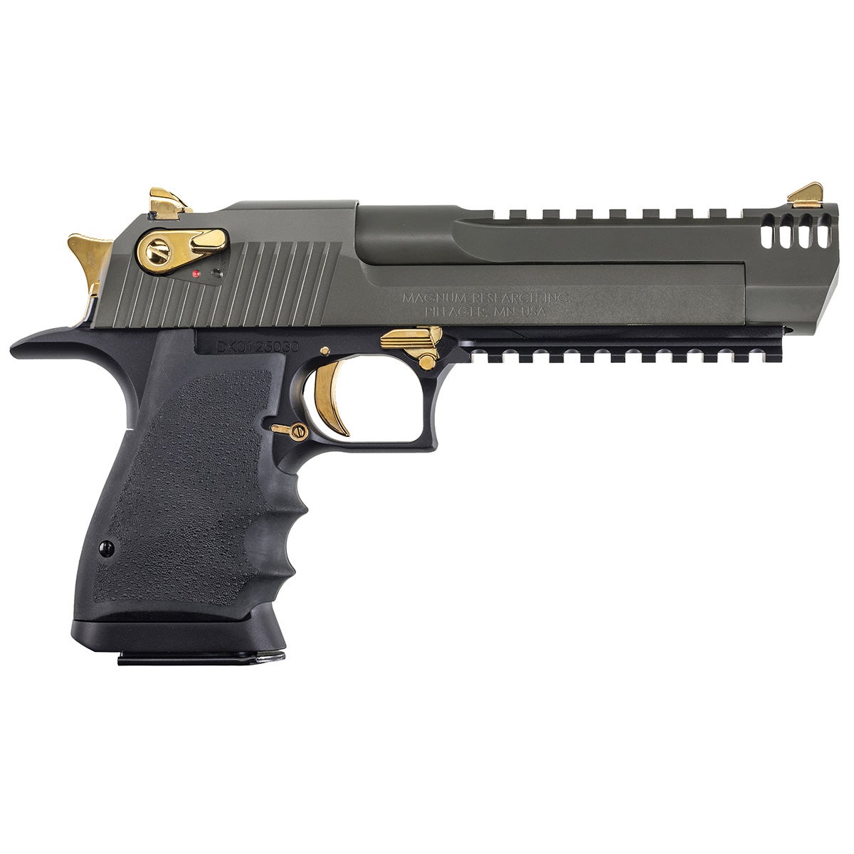 Magnum Research DE EAGLE50AE 6BLK/GRN/GLD Pistol