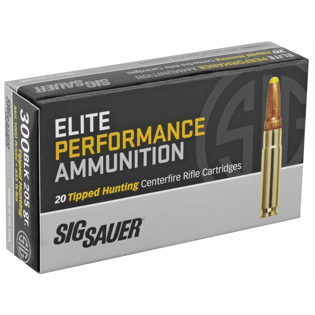 Sig Sauer Subsonic 300 Blk. 205 Grain Elite Hunting V-Crown