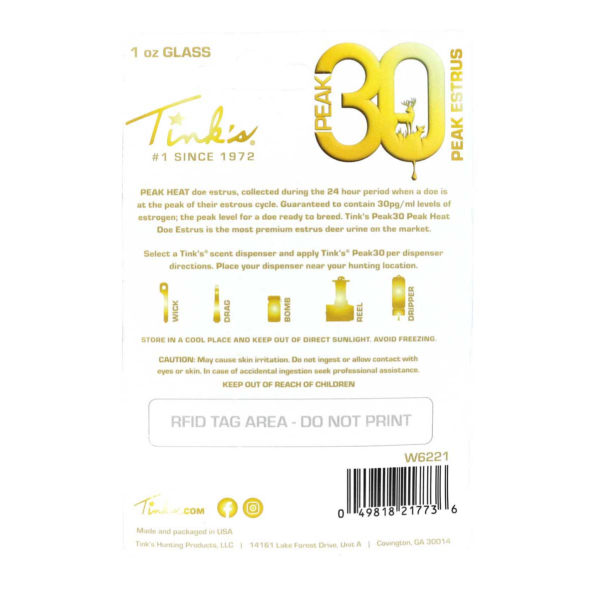 Tinks Peak30 Peak Heat Estrus