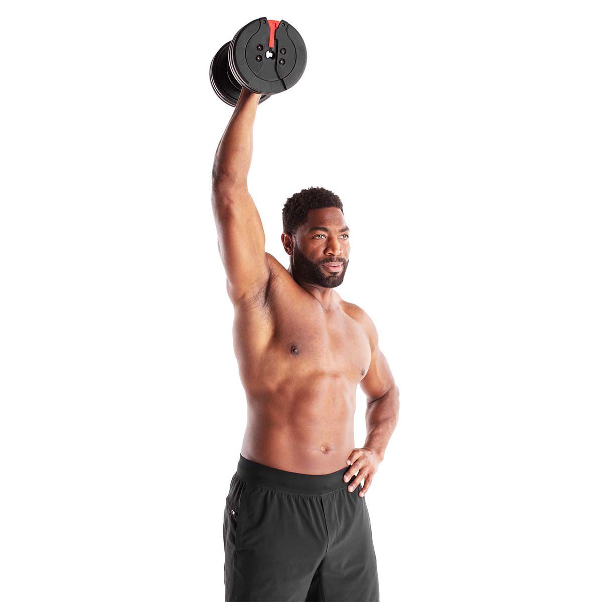 Weider 55lb Pair of Select-A-Weight Adjustable Dumbbells