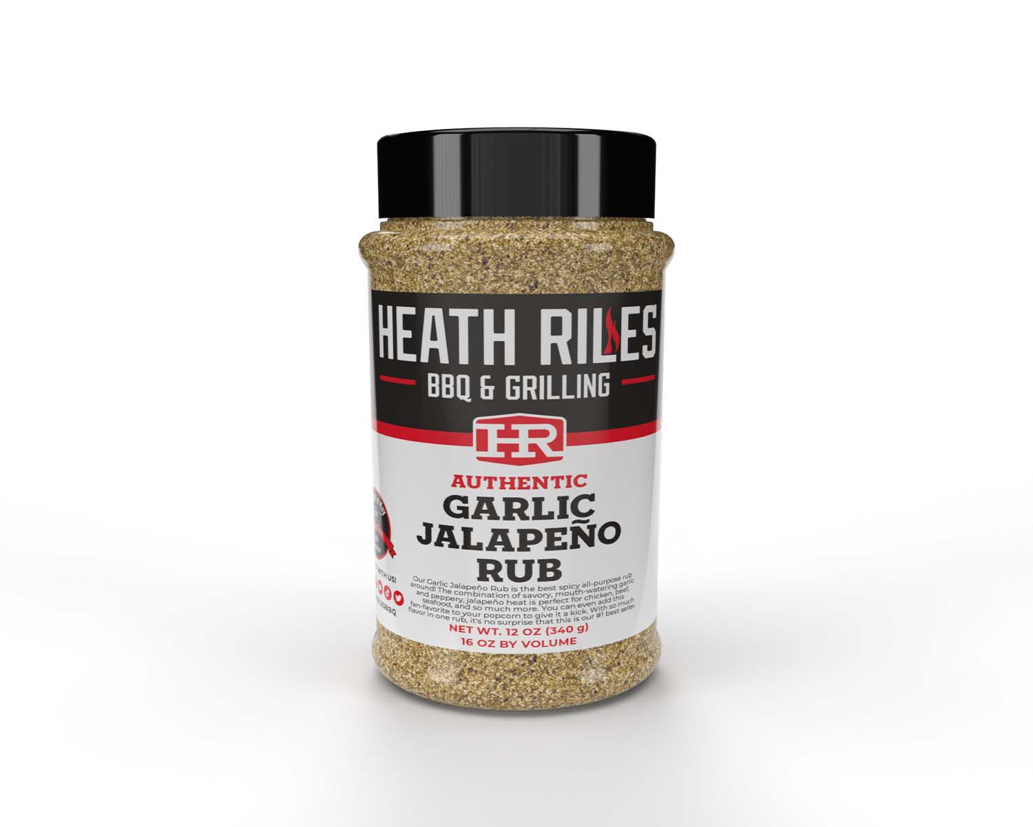 Heath Riles Bbq Garlic Jalapeno Rub