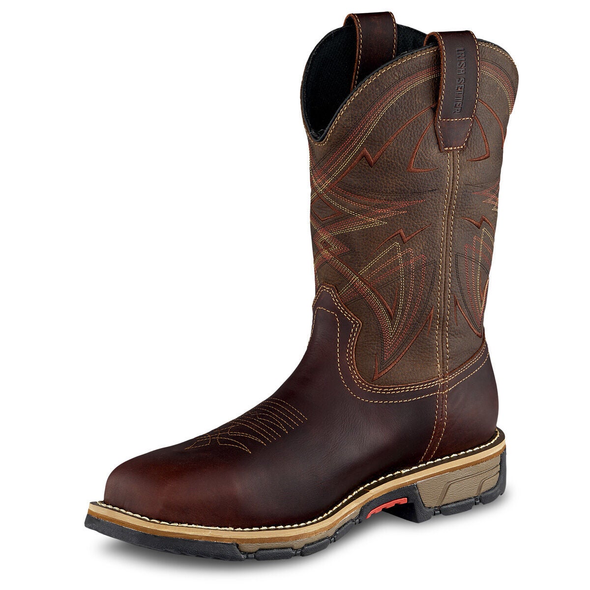 Irish Setter Men's Marshall 11-inch Waterproof Leather Soft Toe Pull-On Boots